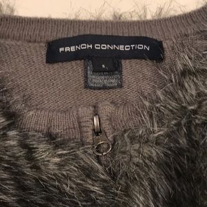 French Connection Jackets & Coats - French Connection Faux Fur Sweater Coat (Size S) French Connection Jackets & Coats - French Connection Faux Fur Sweater Coat (Size S)